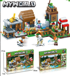 LB600D小包装 Конструктор Майнкрафт（шт в кор 48)