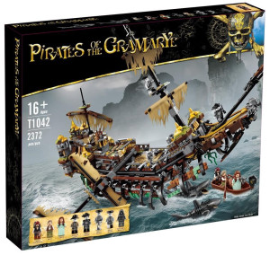 100028/T1042原 有单独彩盒 конструктор  Пираты Карибского моря（шт в кор 16) Есть пустое коробка